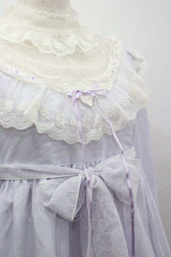 画像5: BABY,THE STARS SHINE BRIGHT / Fluffy Dream Ribbonナイティワンピース  ラベンダー I-26-03-30-028-BA-OP-SA-ZI (5)