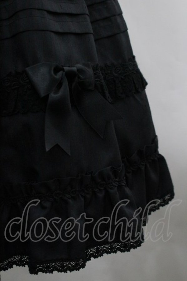 画像6: BABY,THE STARS SHINE BRIGHT / Rose Princessジャンパースカート  黒 I-26-03-30-029-BA-OP-TE-ZI (6)