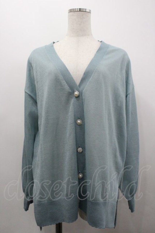 画像1: axes femme / UVカットシアーニットカーディガン F ミント I-26-03-30-005-AX-TO-TE-ZI (1)