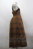 画像4: axes femme / タータンチェック柄ジャンスカ M ブラウン I-26-03-30-035-AX-OP-TE-ZI (4)