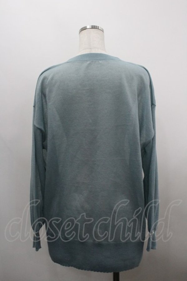 画像2: axes femme / UVカットシアーニットカーディガン F ミント I-26-03-30-005-AX-TO-TE-ZI (2)