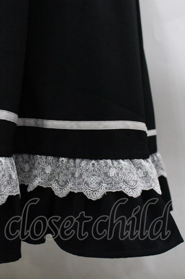 画像6: axes femme POETIQUE / フリルデザインキャミワンピース M 黒 I-26-03-30-037-AX-OP-TE-ZI (6)