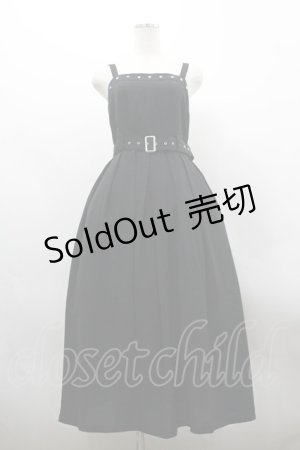 画像: axes femme / スタッズジャンスカ F 黒 I-26-03-30-039-AX-OP-TE-ZI