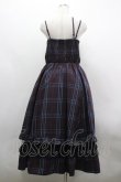画像3: axes femme / タータンチェックジャンスカ F ワイン I-26-03-30-041-AX-OP-TE-ZI (3)