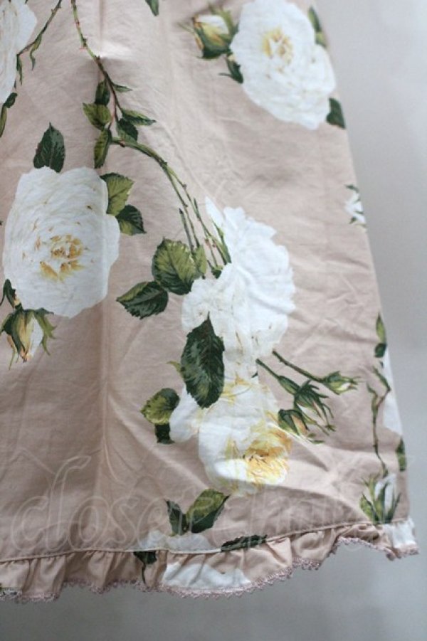 画像6: PINK HOUSE / ホワイトローズプリントミディワンピース  ピンク I-26-03-30-047-LO-OP-SA-ZI (6)