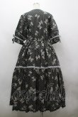 画像3: PINK HOUSE / 水玉りぼんプリントワンピース  黒 I-26-03-30-049-LO-OP-SA-ZI (3)
