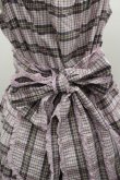 画像6: PINK HOUSE / オリジナルチェック×ギンガムチェックワンピース  ラベンダー I-26-03-30-050-LO-OP-SA-ZI (6)