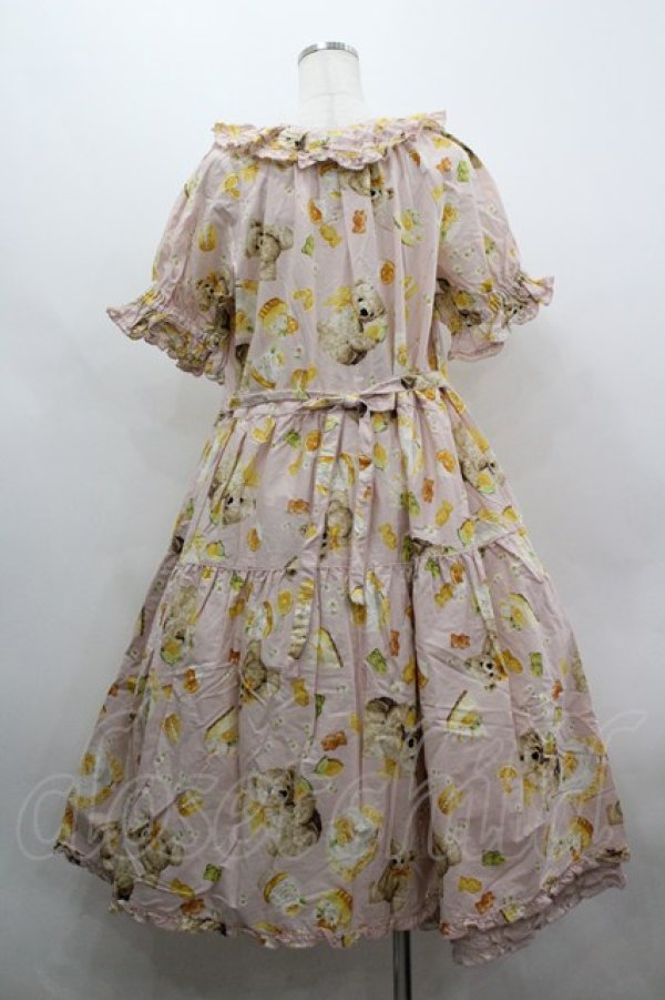 画像3: PINK HOUSE / ハニーレモンテディプリントミディワンピース  ピンク I-26-03-30-052-LO-OP-SA-ZI (3)