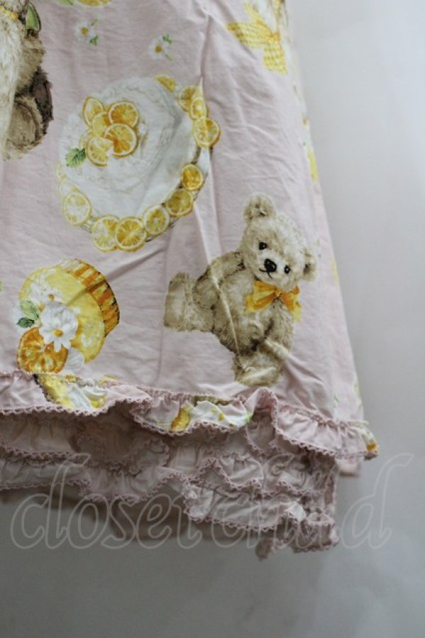 画像6: PINK HOUSE / ハニーレモンテディプリントミディワンピース  ピンク I-26-03-30-052-LO-OP-SA-ZI (6)