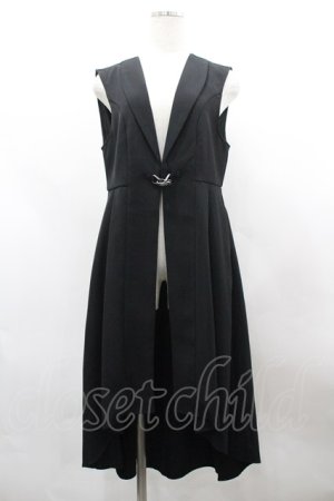 画像: axes femme / ビット付ロングジレ F 黒 I-26-03-30-009-AX-TO-TE-ZI