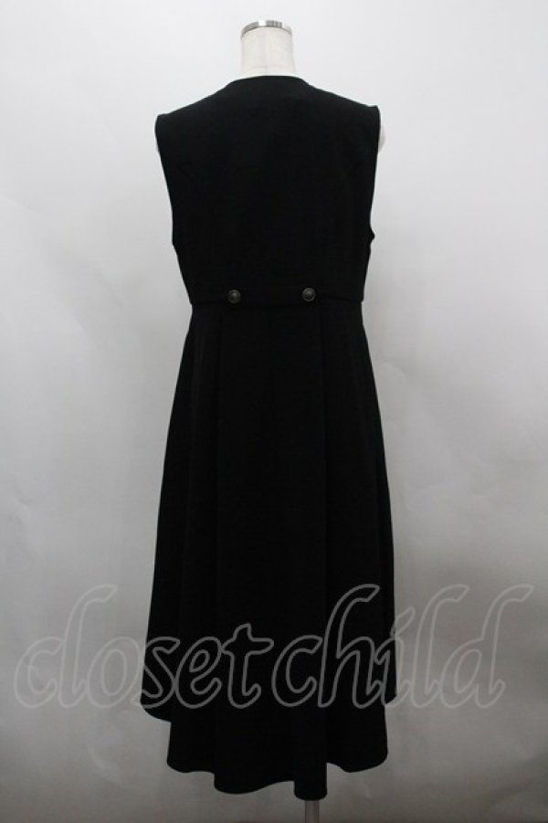 画像2: axes femme / ビット付ロングジレ F 黒 I-26-03-30-009-AX-TO-TE-ZI (2)