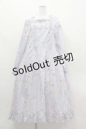 画像: PINK HOUSE / スイートピープリントワンピース  ラベンダー I-26-03-30-057-LO-OP-SA-ZI