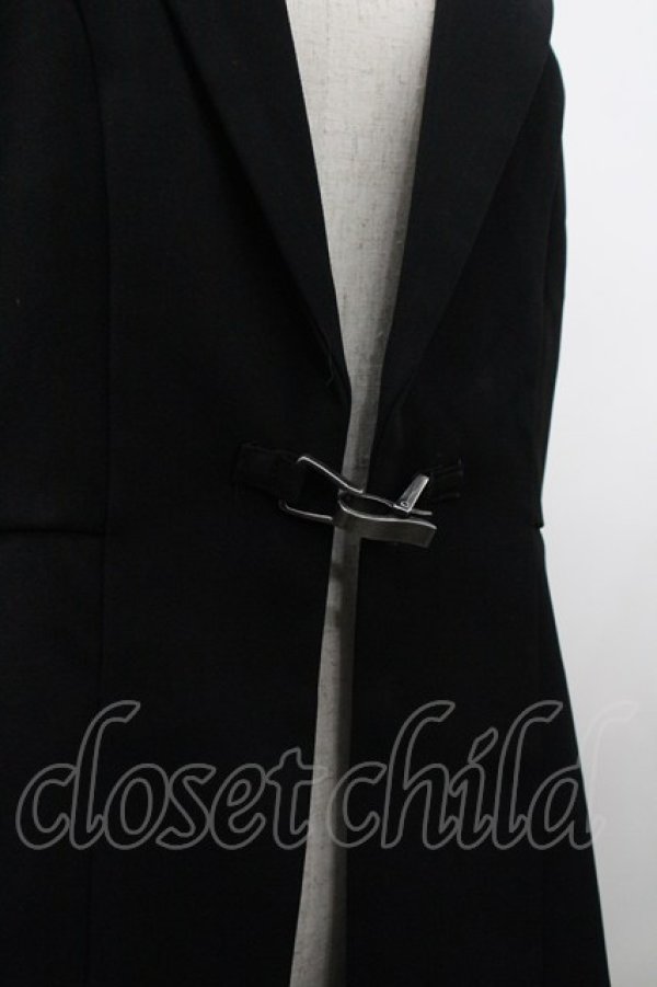 画像3: axes femme / ビット付ロングジレ F 黒 I-26-03-30-009-AX-TO-TE-ZI (3)