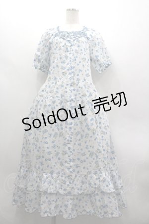 画像: PINK HOUSE / ネモフィラプリントワンピース  白Ｘ青 I-26-03-30-058-LO-OP-SA-ZI