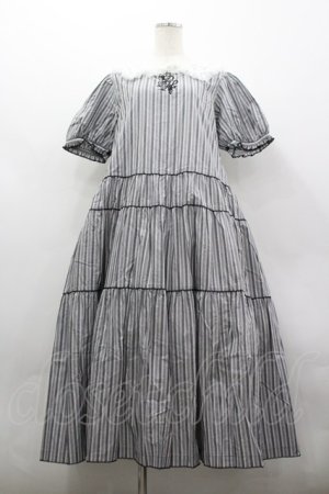 画像: PINK HOUSE / オリジナルマルチストライプワンピース  黒Ｘ白 I-26-03-30-060-LO-OP-SA-ZI