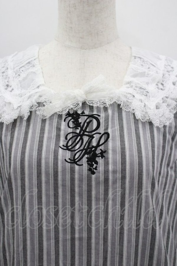 画像5: PINK HOUSE / オリジナルマルチストライプワンピース  黒Ｘ白 I-26-03-30-060-LO-OP-SA-ZI (5)