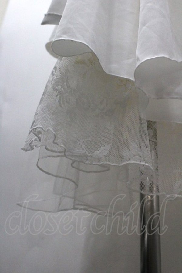 画像7: axes femme / 異素材イレヘムロングスカート F 白 I-26-03-30-061-AX-SK-TE-ZI (7)