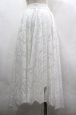 画像3: axes femme / レースサーキュラースカート M 白 I-26-03-30-062-AX-SK-TE-ZI (3)