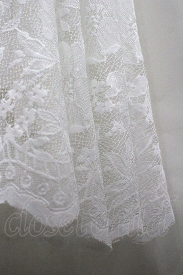 画像5: axes femme / レースサーキュラースカート M 白 I-26-03-30-062-AX-SK-TE-ZI (5)