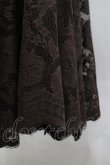 画像5: axes femme / レースサーキュラースカート M ブラウン I-26-03-30-065-AX-SK-TE-ZI (5)