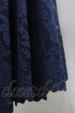 画像5: axes femme / レースサーキュラースカート F ネイビー I-26-03-30-066-AX-SK-TE-ZI (5)