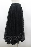 画像3: axes femme / レースサーキュラースカート M 黒 I-26-03-30-067-AX-SK-TE-ZI (3)