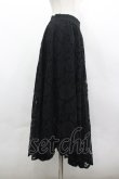 画像4: axes femme / レースサーキュラースカート M 黒 I-26-03-30-067-AX-SK-TE-ZI (4)