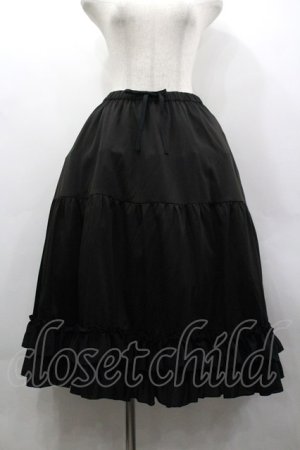 画像: axes femme kawaii / ミディフリルペチスカート M 黒 I-26-03-30-068-AX-SK-TE-ZI