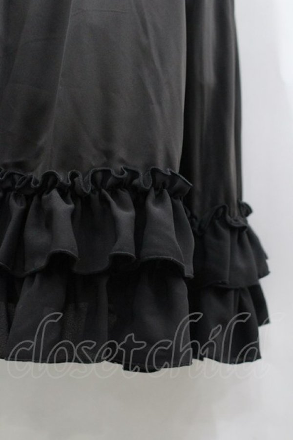 画像5: axes femme kawaii / ミディフリルペチスカート M 黒 I-26-03-30-068-AX-SK-TE-ZI (5)