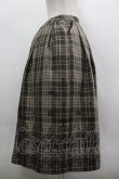 画像4: axes femme / フロッキーチェックスカート M 茶 I-26-03-30-069-AX-SK-TE-ZI (4)