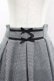 画像5: axes femme POETIQUE / イレヘムプチリボンスカート M 黒×白 I-26-03-30-071-AX-SK-TE-ZI (5)