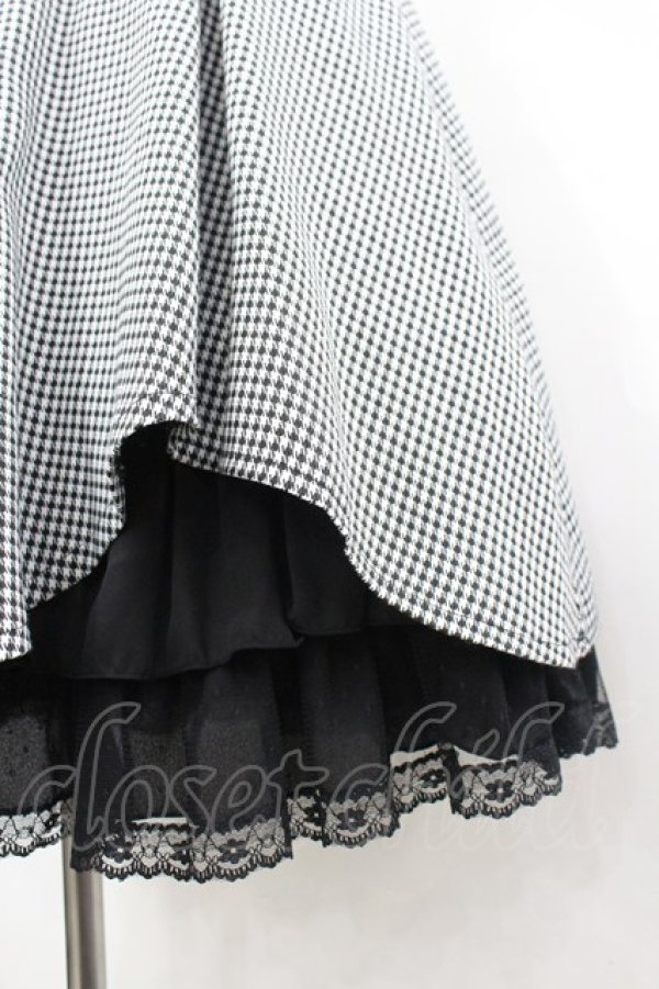 画像6: axes femme POETIQUE / イレヘムプチリボンスカート M 黒×白 I-26-03-30-071-AX-SK-TE-ZI (6)