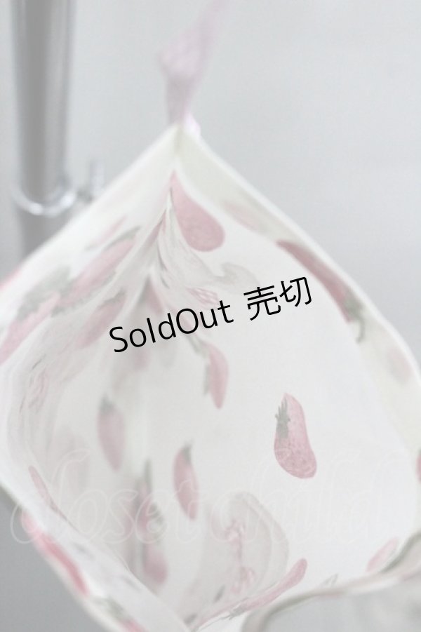 画像3: alcali × misako aoki / サイベリアンストロベリートートバッグ  アイボリー I-26-03-30-081-GO-BG-SA-ZI (3)