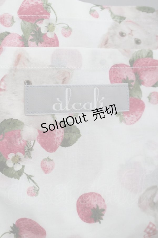 画像4: alcali × misako aoki / サイベリアンストロベリートートバッグ  アイボリー I-26-03-30-081-GO-BG-SA-ZI (4)