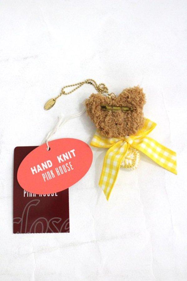 画像2: PINK HOUSE / くまさんブローチ  ブラウン I-26-03-30-088-LO-AC-SA-ZI (2)