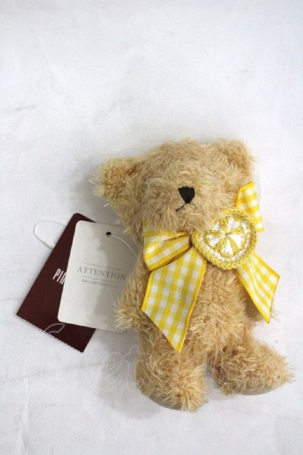 画像1: PINK HOUSE / ハニーレモンテディコサージュ  イエロー I-26-03-30-089-LO-ZA-SA-ZI (1)