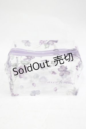 画像: axes femme / ノベルティ　クリアポーチ   I-26-03-30-095-AX-ZA-TE-ZI