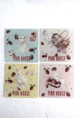 画像: PINK HOUSE / コースターセット   I-26-03-30-096-LO-ZA-SA-ZI