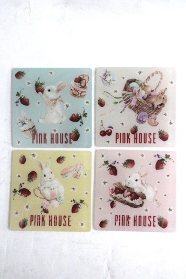 画像1: PINK HOUSE / コースターセット   I-26-03-30-096-LO-ZA-SA-ZI (1)