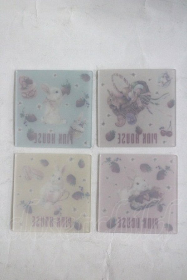 画像2: PINK HOUSE / コースターセット   I-26-03-30-096-LO-ZA-SA-ZI (2)