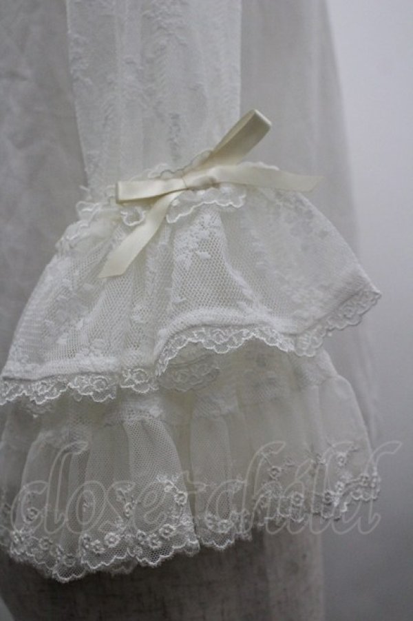 画像4: Angel's Heart / レース袖ブラウス  アイボリー I-26-03-30-013-EL-BL-SA-ZI (4)