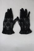 画像2: GOTH / レースショートグローブ  黒 I-26-03-30-102-GO-ZA-TE-ZI (2)