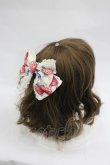 画像2: Angelic Pretty / Strawberry Dollリボンバレッタ  シロ I-26-03-30-107-AP-AC-SA-ZI (2)