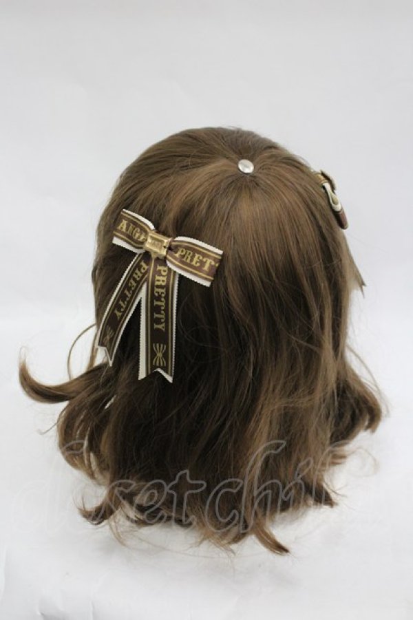 画像1: Angelic Pretty / Chocolaterie PetitリボンクリップSet  アイボリーＸブラウン I-26-03-30-108-AP-AC-SA-ZI (1)
