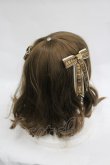 画像2: Angelic Pretty / Chocolaterie PetitリボンクリップSet  アイボリーＸブラウン I-26-03-30-108-AP-AC-SA-ZI (2)