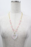 画像2: Angelic Pretty / Decoration Heartネックレス  クリア I-26-03-30-111-AP-AC-SA-ZI (2)