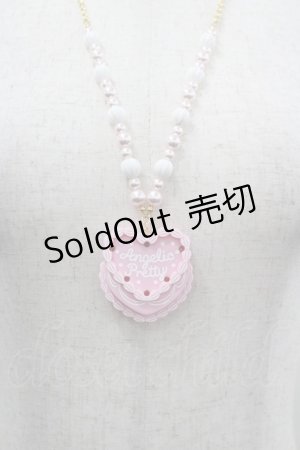 画像: Angelic Pretty / Happy Cakesネックレス  ピンク I-26-03-30-112-AP-AC-SA-ZI