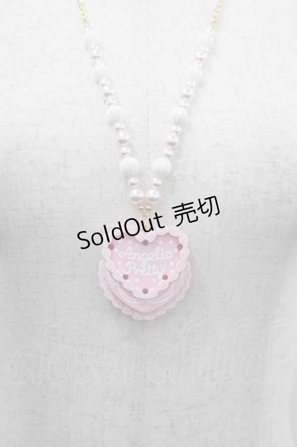 画像1: Angelic Pretty / Happy Cakesネックレス  ピンク I-26-03-30-112-AP-AC-SA-ZI (1)