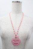 画像2: Angelic Pretty / ドットLovely Heartクッションネックレス  ピンク I-26-03-30-113-AP-AC-SA-ZI (2)