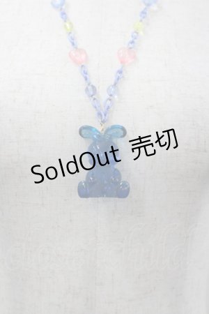 画像: Angelic Pretty / リリカルバニーDropsネックレス  青 I-26-03-30-115-AP-AC-SA-ZI